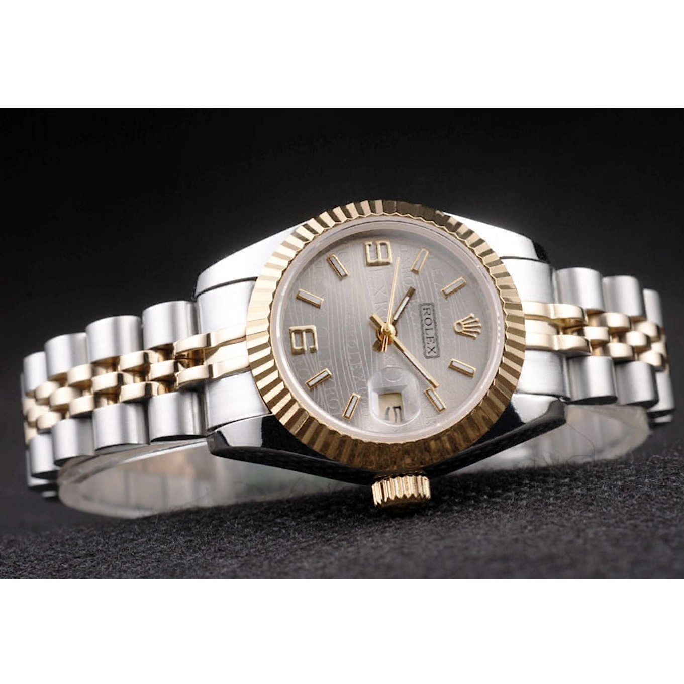 MiroTime 0714 Rolex Datejust Two Tone Stainless Steel Yellow Gold Plated 98078